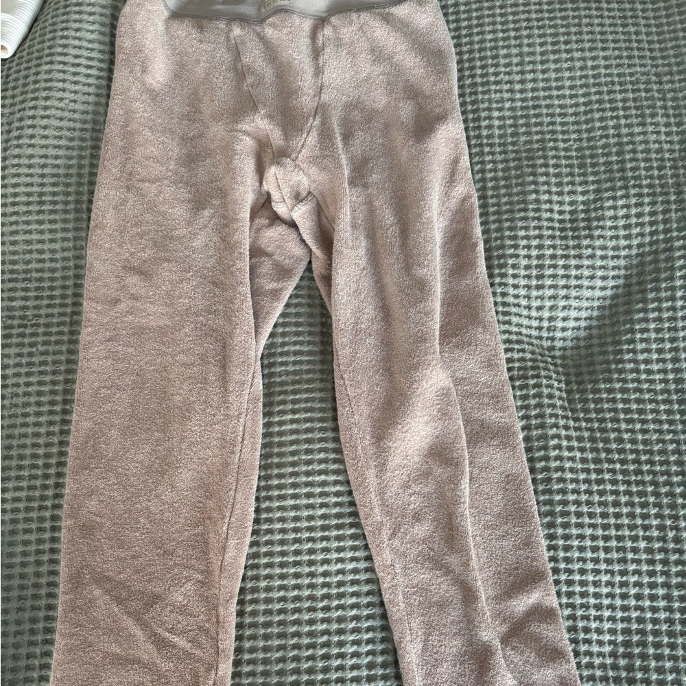 Women's Soft Tan Lounge Pajama Set - Picture 4 of 4